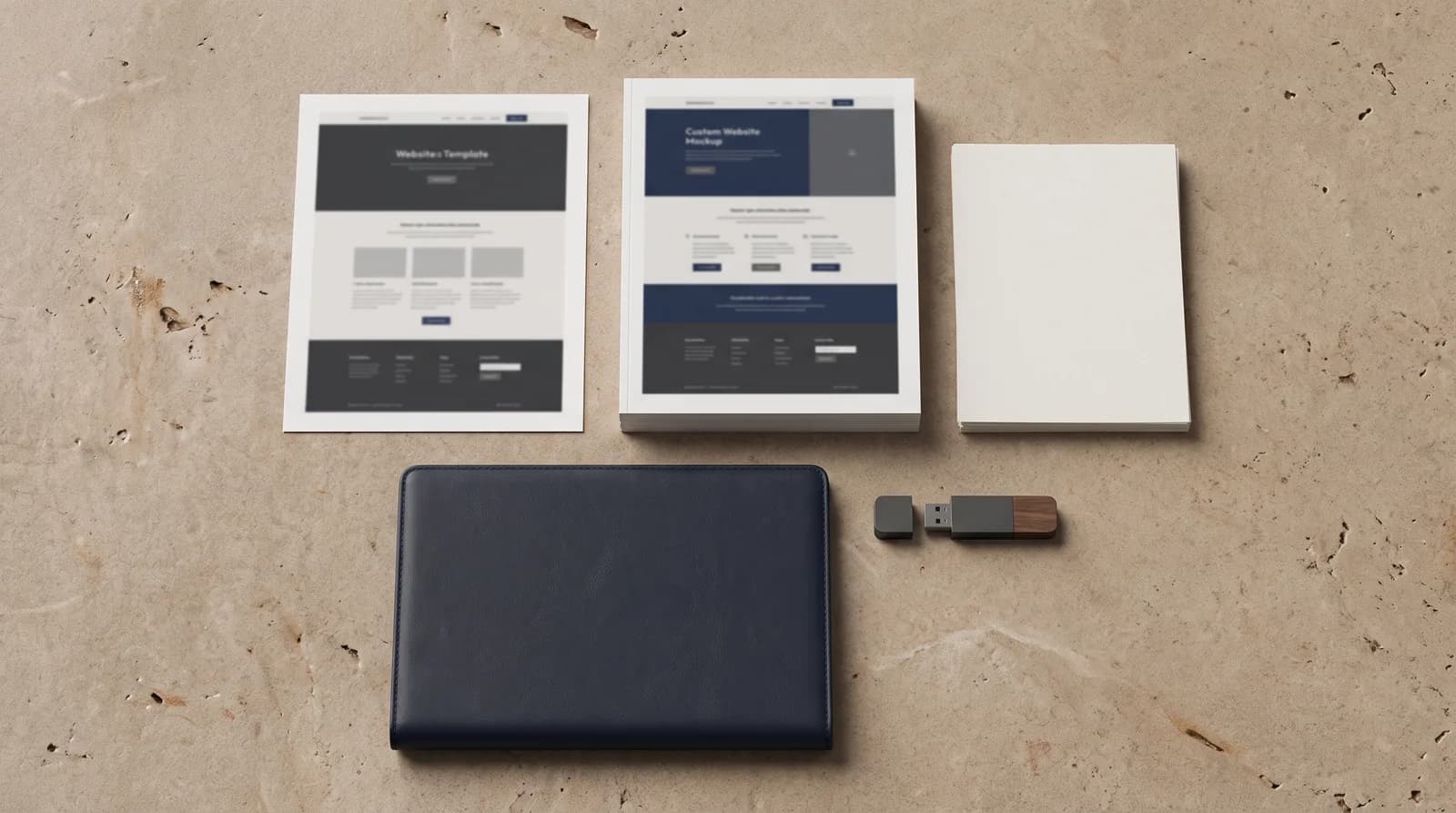 Template vs custom still life for accounting website pricing